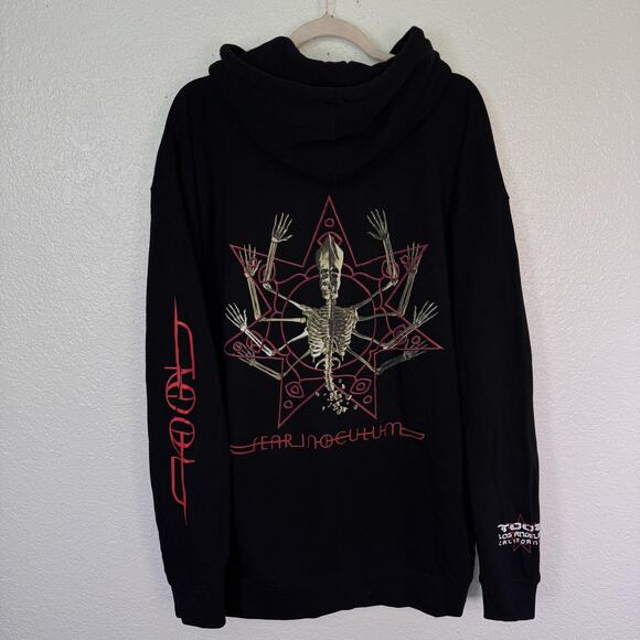 Tool Fear Inoculum Jacket Mens 2XL Tour Merch Graphic Zip Up Hoodie Sweatshirt - Picture 1 of 12